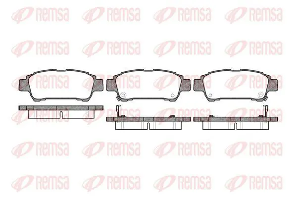 Handler.Part Brake pad set, disc brake KAWE 082002 2