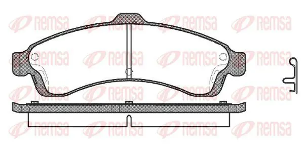 Handler.Part Brake pad set, disc brake KAWE 083702 2