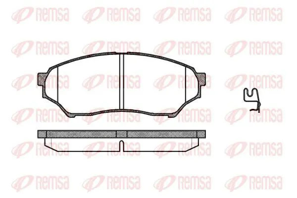 Handler.Part Brake pad set, disc brake KAWE 084501 2