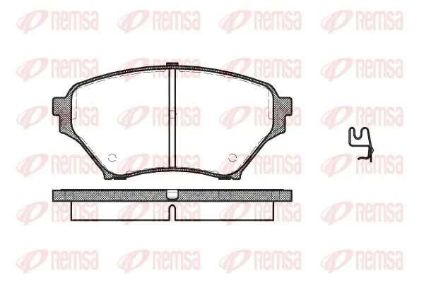 Handler.Part Brake pad set, disc brake KAWE 085002 2