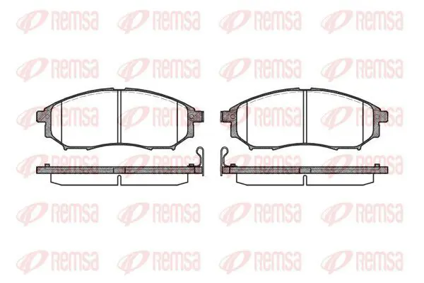 Handler.Part Brake pad set, disc brake KAWE 085214 2