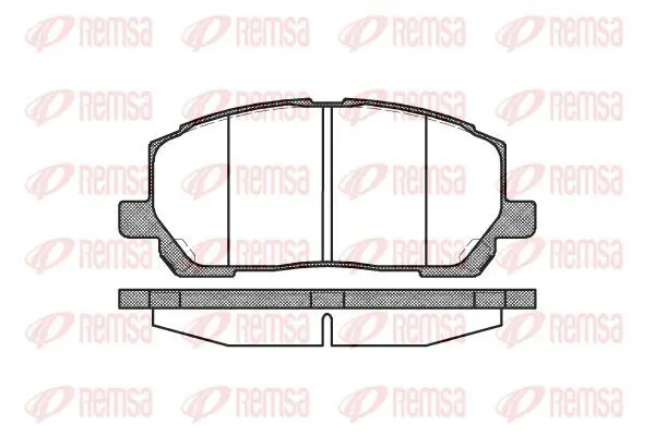 Handler.Part Brake pad set, disc brake KAWE 085500 2