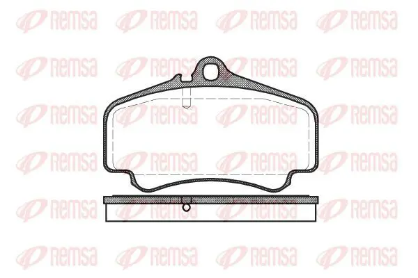 Handler.Part Brake pad set, disc brake KAWE 086300 2