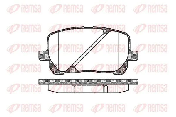 Handler.Part Brake pad set, disc brake KAWE 095400 2