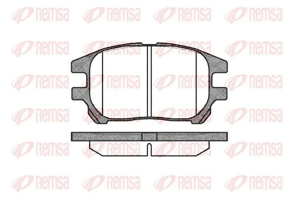 Handler.Part Brake pad set, disc brake KAWE 097200 2