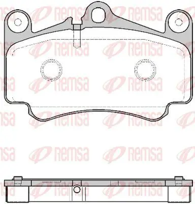 Handler.Part Brake pad set, disc brake KAWE 098100 2