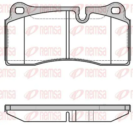 Handler.Part Brake pad set, disc brake KAWE 098340 2