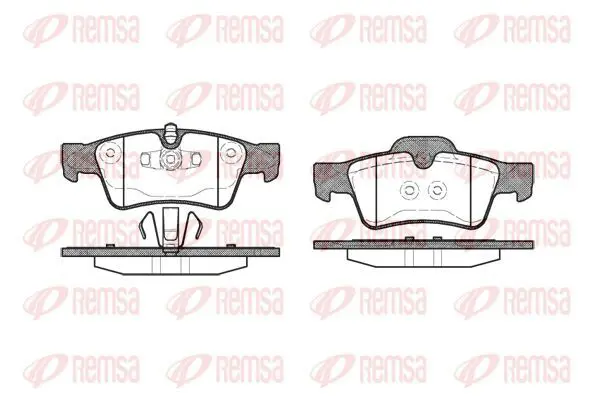 Handler.Part Brake pad set, disc brake KAWE 099110 2