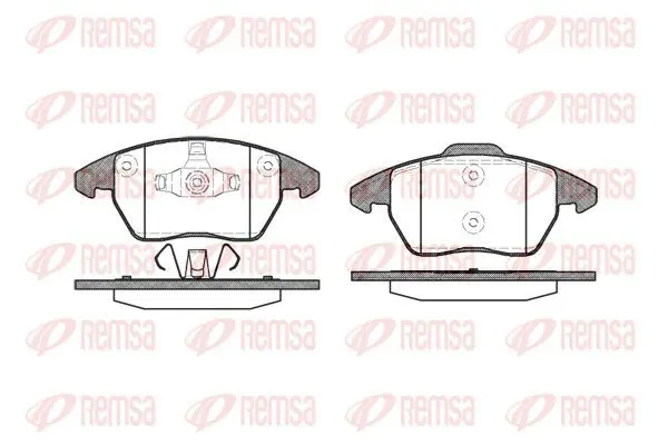 Handler.Part Brake pad set, disc brake KAWE 103010 2