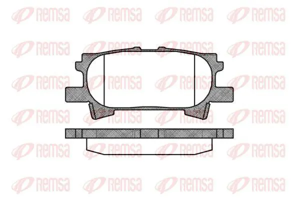 Handler.Part Brake pad set, disc brake KAWE 104000 2