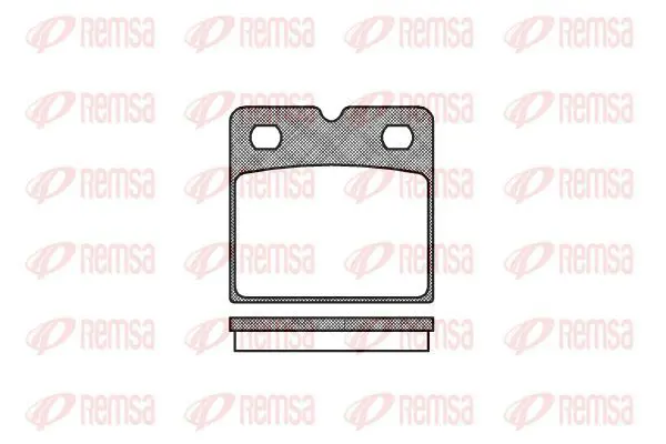 Handler.Part Brake pad set, disc brake KAWE 106700 2