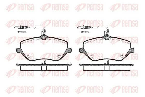 Handler.Part Brake pad set, disc brake KAWE 110104 2