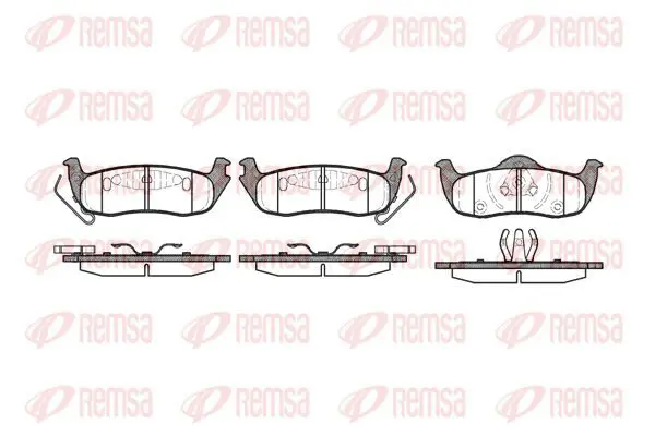 Handler.Part Brake pad set, disc brake KAWE 110610 2