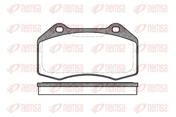 Handler.Part Brake pad set, disc brake KAWE 111300 2