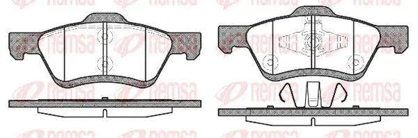 Handler.Part Brake pad set, disc brake KAWE 112400 2