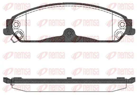 Handler.Part Brake pad set, disc brake KAWE 112804 2