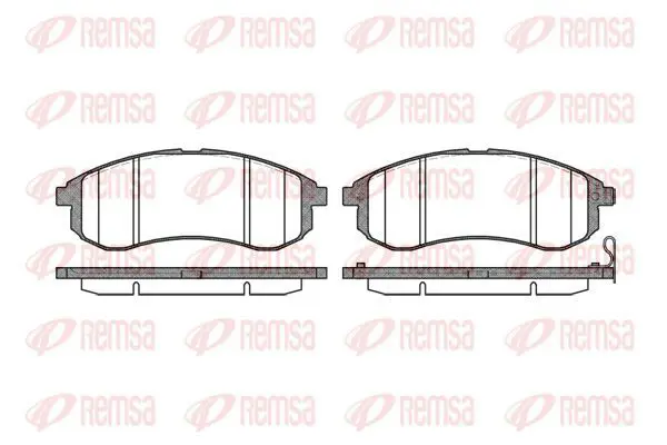 Handler.Part Brake pad set, disc brake KAWE 112901 2