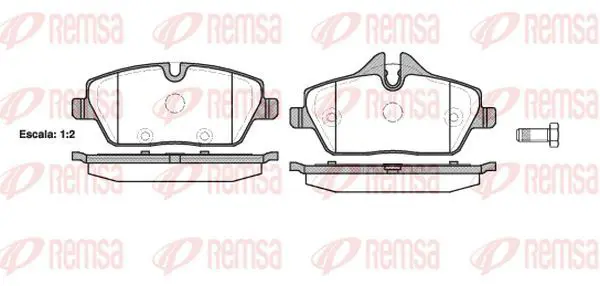 Handler.Part Brake pad set, disc brake KAWE 113110 2