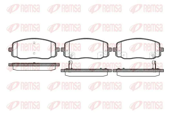 Handler.Part Brake pad set, disc brake KAWE 113302 2