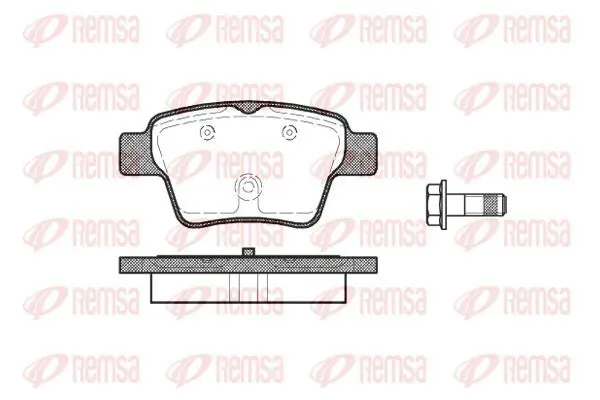 Handler.Part Brake pad set, disc brake KAWE 113800 2