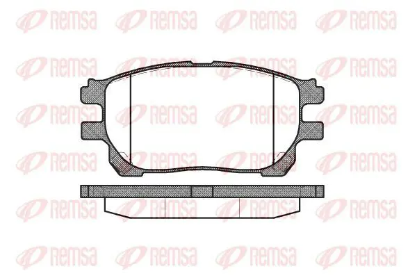 Handler.Part Brake pad set, disc brake KAWE 114300 2