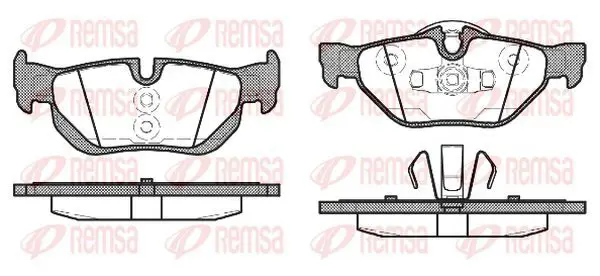 Handler.Part Brake pad set, disc brake KAWE 114510 2