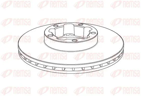 Handler.Part Brake disc KAWE NCA114820 2