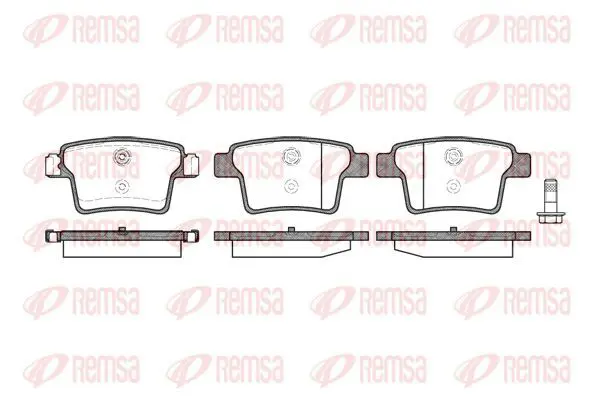 Handler.Part Brake pad set, disc brake KAWE 114910 2