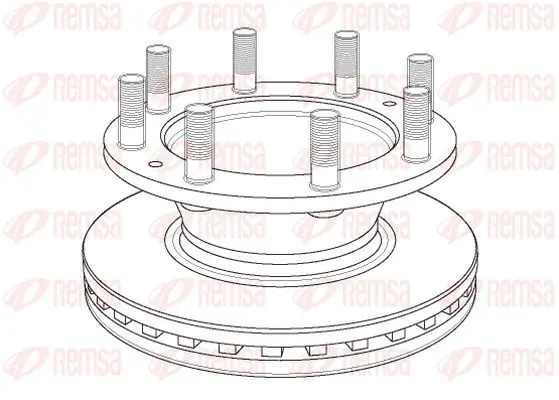 Handler.Part Brake disc KAWE NCA116220 2