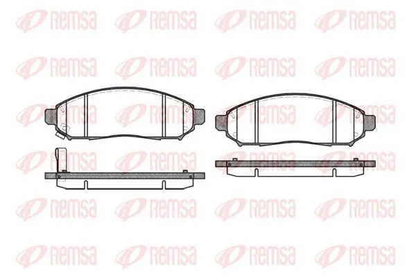 Handler.Part Brake pad set, disc brake KAWE 116201 2