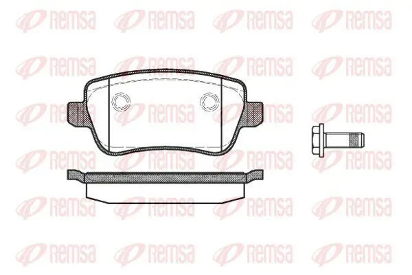 Handler.Part Brake pad set, disc brake KAWE 117800 2