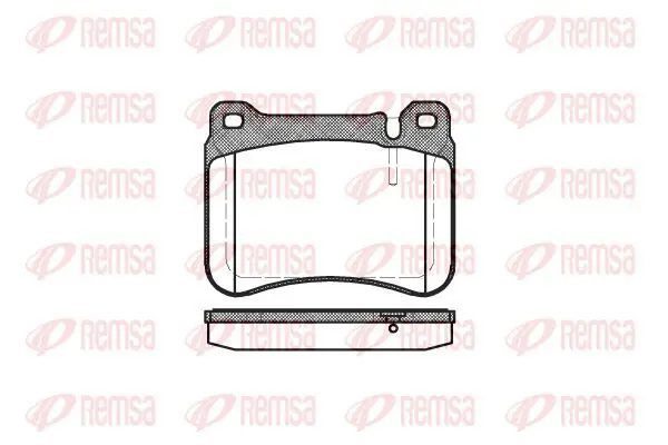 Handler.Part Brake pad set, disc brake KAWE 119300 2