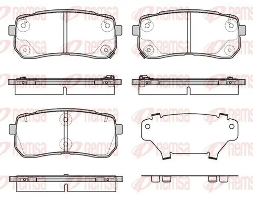 Handler.Part Brake pad set, disc brake KAWE 128812 2