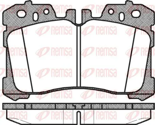 Handler.Part Brake pad set, disc brake KAWE 132000 2