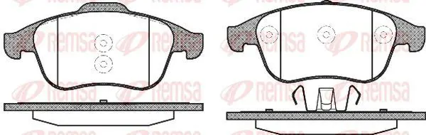 Handler.Part Brake pad set, disc brake KAWE 135010 2