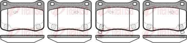 Handler.Part Brake pad set, disc brake KAWE 135302 2