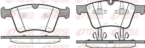 Handler.Part Brake pad set, disc brake KAWE 137000 2