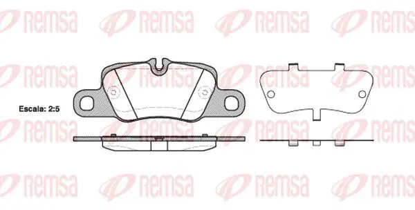 Handler.Part Brake pad set, disc brake KAWE 140100 2