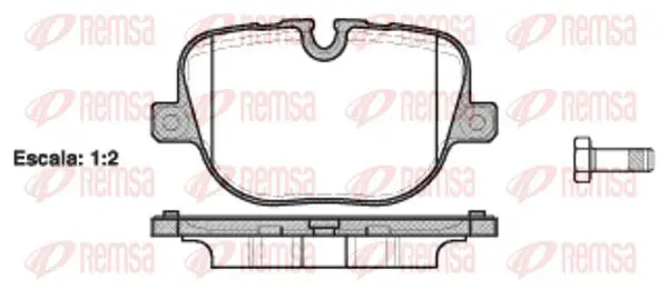 Handler.Part Brake pad set, disc brake KAWE 140800 2