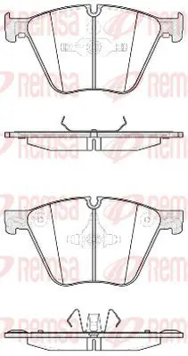 Handler.Part Brake pad set, disc brake KAWE 141920 2