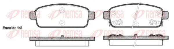 Handler.Part Brake pad set, disc brake KAWE 143202 2