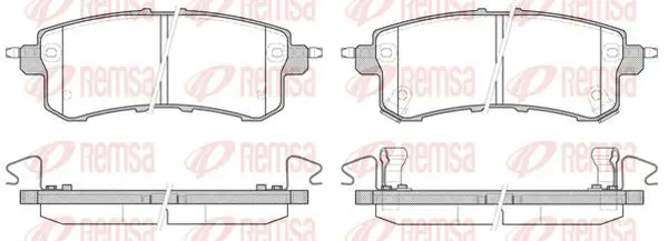 Handler.Part Brake pad set, disc brake KAWE 144702 2