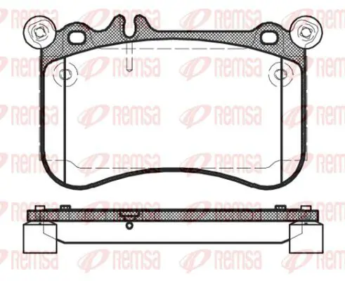 Handler.Part Brake pad set, disc brake KAWE 146500 2