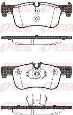 Handler.Part Brake pad set, disc brake KAWE 147810 2