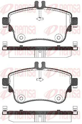 Handler.Part Brake pad set, disc brake KAWE 148708 2