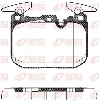 Handler.Part Brake pad set, disc brake KAWE 149100 2