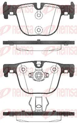 Handler.Part Brake pad set, disc brake KAWE 149300 2