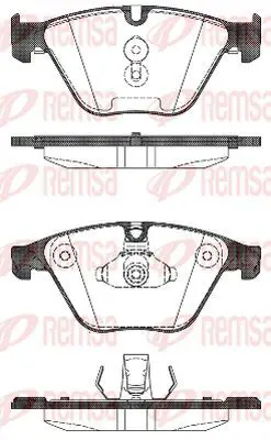 Handler.Part Brake pad set, disc brake KAWE 149600 2