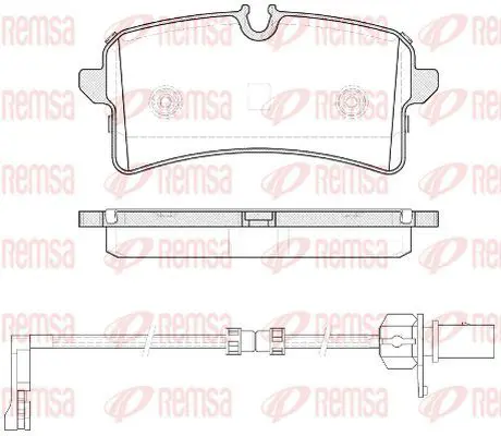 Handler.Part Brake pad set, disc brake KAWE 150512 2