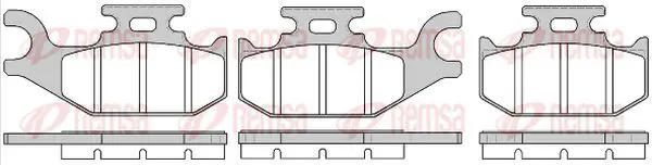 Handler.Part Brake pad set, disc brake KAWE 151900 2